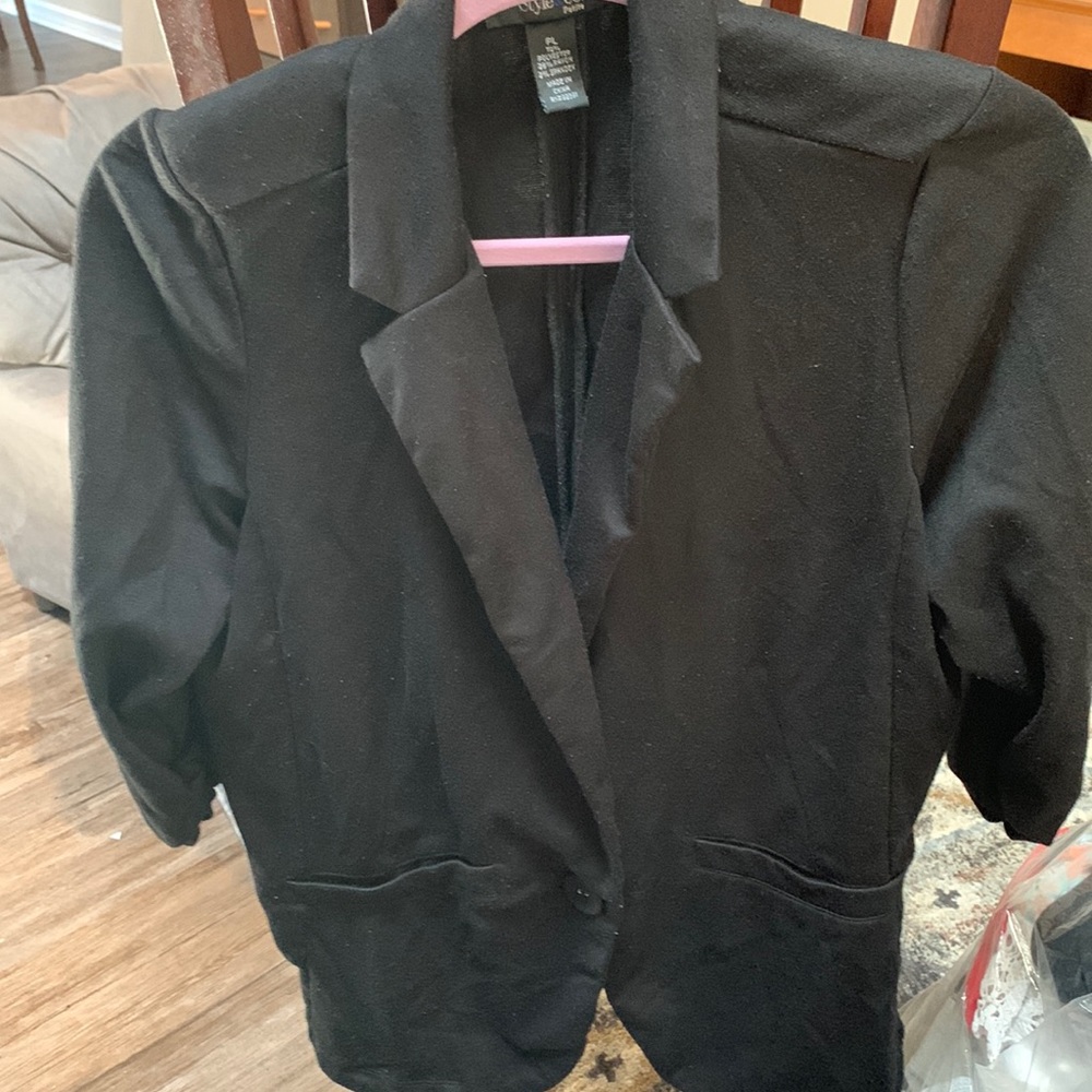 Black blazer style and co brand petite large